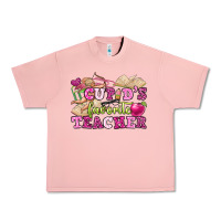 Salmon cupid's favorite teacher Urban Heavy Tee - OliviaCreatesArt