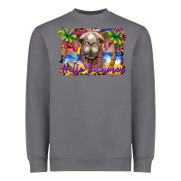 Storm hello summer camel at the beach Heavyweight Sweatshirt - BarkalooDesign