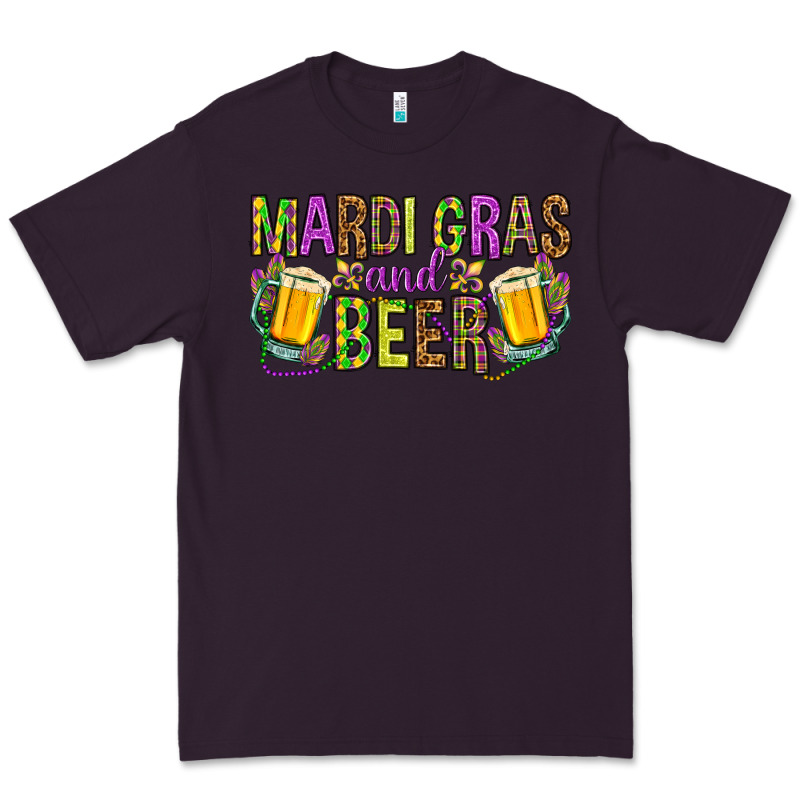 Mardi Gras And Beer Premium Tee by HowdyJamesFarm | Teevron