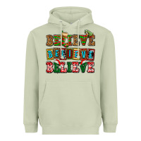 Matcha believe believe believe Heavyweight Hoodie - AdoDesignShop