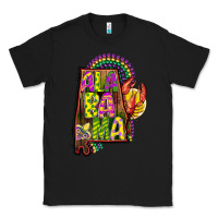 Black mardi gras alabama map Classic Tee - CowGirlArtShop