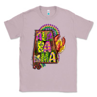 Lilac mardi gras alabama map Classic Tee - CowGirlArtShop