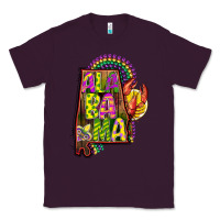 Plum mardi gras alabama map Classic Tee - CowGirlArtShop