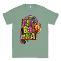 Sage mardi gras alabama map Classic Tee - CowGirlArtShop