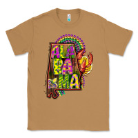 Toasted Coconut mardi gras alabama map Classic Tee - CowGirlArtShop