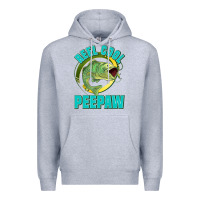 Heather Grey reel cool peepaw Premium Hoodie - Jasminsmagicworld