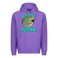Purple reel cool peepaw Premium Hoodie - Jasminsmagicworld