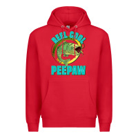 Red reel cool peepaw Premium Hoodie - Jasminsmagicworld