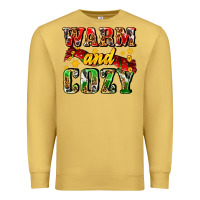 Antique Gold warm and cozy with scarf Premium Sweatshirt - AdoDesignShop