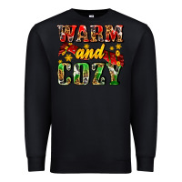 Black warm and cozy with scarf Premium Sweatshirt - AdoDesignShop