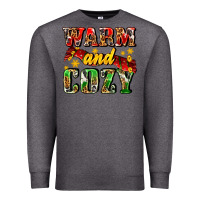 Charcoal Heather warm and cozy with scarf Premium Sweatshirt - AdoDesignShop