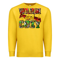 Lemon warm and cozy with scarf Premium Sweatshirt - AdoDesignShop