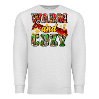 Oatmeal Heather warm and cozy with scarf Premium Sweatshirt - AdoDesignShop