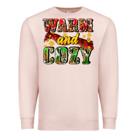 Pale Pink warm and cozy with scarf Premium Sweatshirt - AdoDesignShop