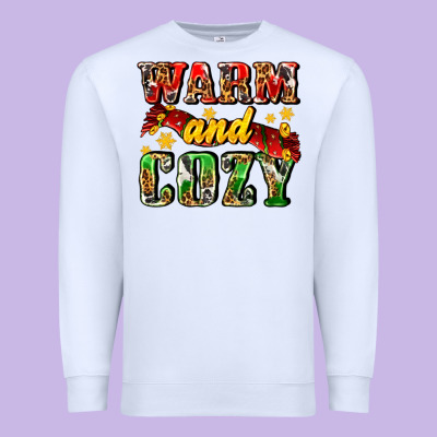 Warm And Cozy With Scarf Premium Sweatshirt Designed By Adodesignshop