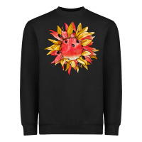 Black watermelon sunflower Heavyweight Sweatshirt - BarkalooDesign