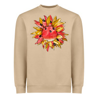 Mushroom watermelon sunflower Heavyweight Sweatshirt - BarkalooDesign