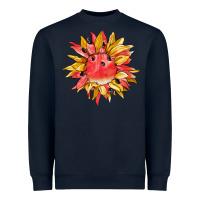 Navy watermelon sunflower Heavyweight Sweatshirt - BarkalooDesign