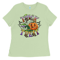 Matcha trick or treat Ladies Tee - CowGirlArtShop