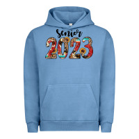 Pigment Pebble Blue senior 2023 western Urban Hoodie - JahusDesignShop