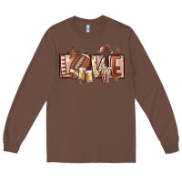 Chestnut football love Long Sleeve Tee - FaDigitalArtStudio