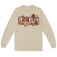 Mushroom football love Long Sleeve Tee - FaDigitalArtStudio