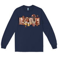 Navy football love Long Sleeve Tee - FaDigitalArtStudio