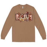Toasted Coconut football love Long Sleeve Tee - FaDigitalArtStudio
