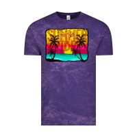 Cloud Purple summer vibes Vintage Tee - CowCowDesign