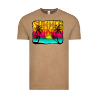 Vintage Coffee summer vibes Vintage Tee - CowCowDesign