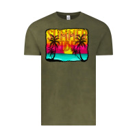 Vintage Olive summer vibes Vintage Tee - CowCowDesign