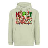 Matcha happy 2022 with christmas tree cake Heavyweight Hoodie - AdoDesignShop