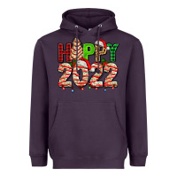 Plum happy 2022 with christmas tree cake Heavyweight Hoodie - AdoDesignShop