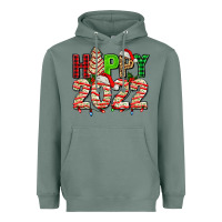 Happy 2022 With Christmas Tree Cake Heavyweight Hoodie | Teevron