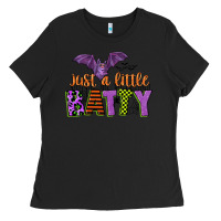 Black just a little batty Ladies Tee - CowGirlArtShop
