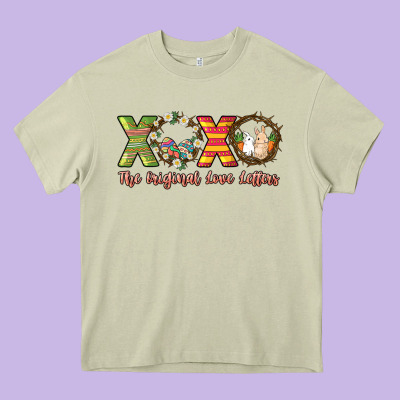 Xoxo The Original Love Letters Heavy Core Tee Designed By Nancycooperartshop