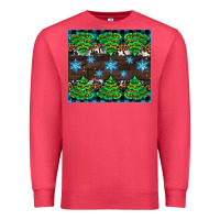 Cardinal Christmas tree with snow Premium Sweatshirt - AdoDesignShop