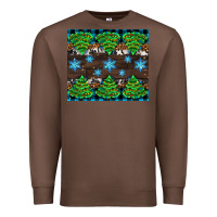Chestnut Christmas tree with snow Premium Sweatshirt - AdoDesignShop
