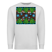 Dove Grey Christmas tree with snow Premium Sweatshirt - AdoDesignShop