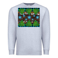 Heather Grey Christmas tree with snow Premium Sweatshirt - AdoDesignShop