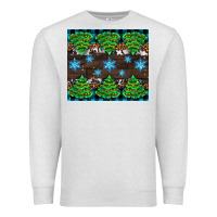 Oatmeal Heather Christmas tree with snow Premium Sweatshirt - AdoDesignShop