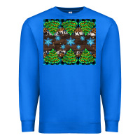 True Royal Christmas tree with snow Premium Sweatshirt - AdoDesignShop
