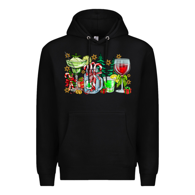Christmas Tequila Premium Hoodie by CowhideDigitalArt | Teevron