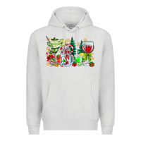 Dove Grey Christmas tequila Premium Hoodie - CowhideDigitalArt