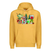Mustard Christmas tequila Premium Hoodie - CowhideDigitalArt