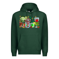 Sports Green Christmas tequila Premium Hoodie - CowhideDigitalArt