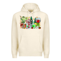 Tofu Christmas tequila Premium Hoodie - CowhideDigitalArt