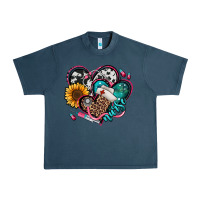 Midnight Navy nurse hearts Urban Heavy Tee - Jasminsmagicworld