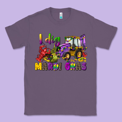 I Dig Mardi Gras Classic Tee Designed By Cowgirlartshop