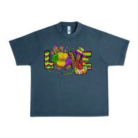 Midnight Navy love lips mardi gras Urban Heavy Tee - OliviaCreatesArt